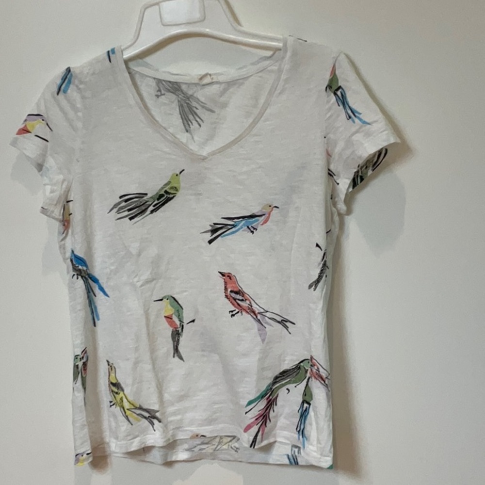 Esprit orange and blue bird tshirt size small (3 items for $15)